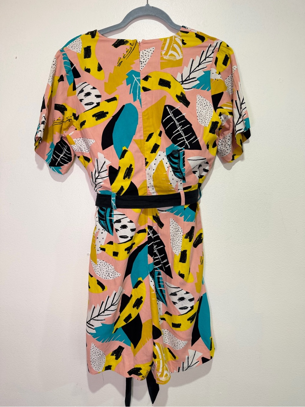 Atelier Bingo x Gorman Silk Linen Printed Romper Gone Bananas AU 10 US 6 - Picture 4 of 14